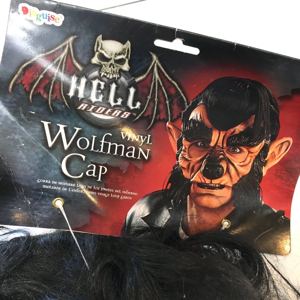 Hell Riders Wolf Man Half Mask Vtg NWT – NOS